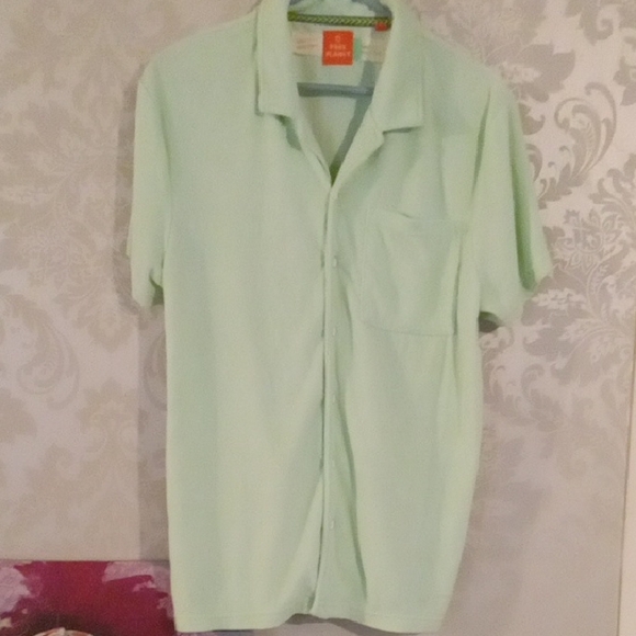 Free Planet Green Casual Button Down Shirt - Picture 1 of 7